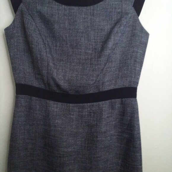 The Limited Dress Women 0 Sleeveless Classic Career Gray Black - Picture 4 of 16